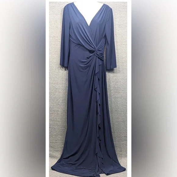 sachin and babi light blue dress LAUREN RALPH LAUREN Evening Dress